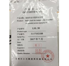高处作业吊篮用安全锁